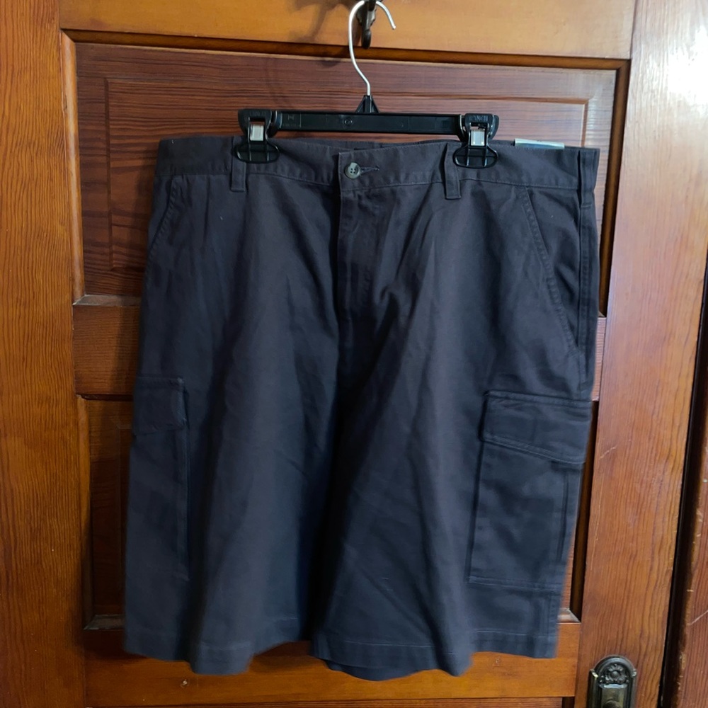 New With Tags Croft & Barrow Mens Dress Charcoal Khaki Capris *make offers* - Picture 7 of 7